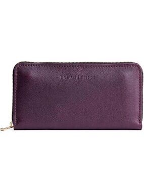 Handcrafted Women's Accordion Zip Wallet - Durable Full-Grain Leather, 8 Card